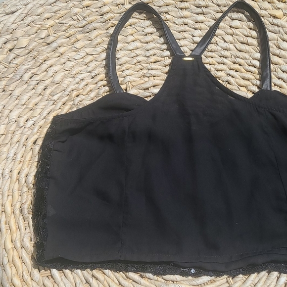 Bebe sequin crop top - Picture 7 of 8